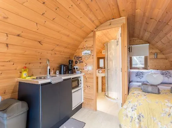 度假居 The Hideaway Glamping Pod 2 With Hot Tub & Cold Shower *